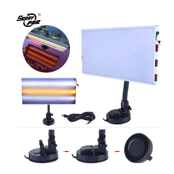Super PDR Tools Damage Test High Quality Reflective Dent Board For Dent Removal Repair Tools Lights