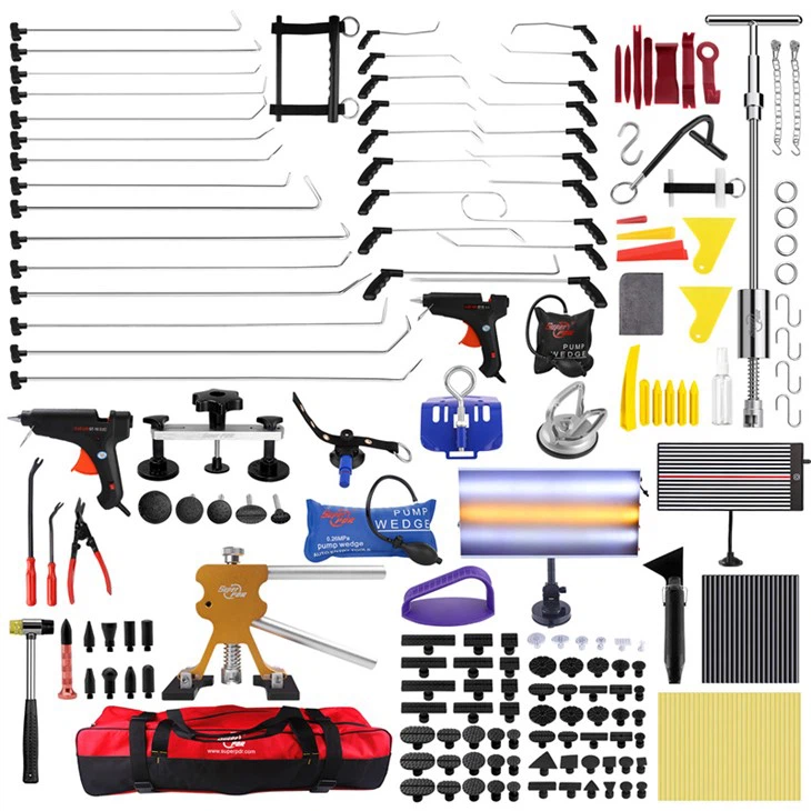 Super PDR Professional Tools Hook Rods Car Body Repair Set